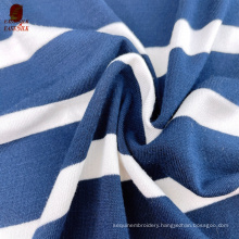Factory price wholesale textiles  viscose fabric Manufacturer  oeko-tex stripe rayon  spandex fabrics for clothing